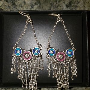 Lucky brand necklace and earings
